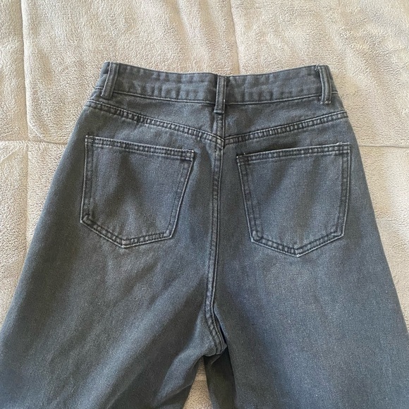 Black wide leg jeans - Picture 3 of 4